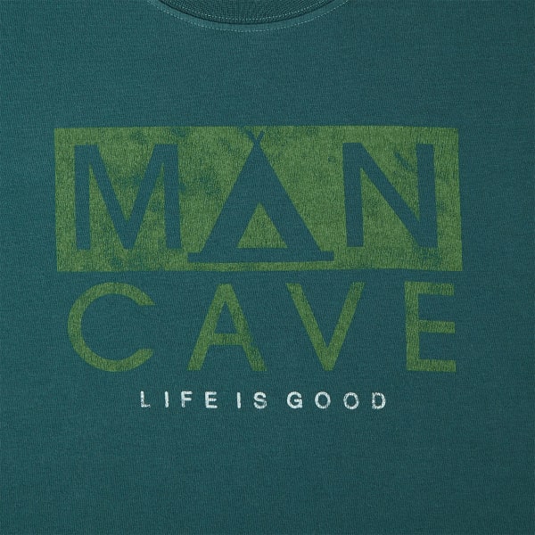 LIFE IS GOOD Men's Man Cave Tent Long-Sleeve Crusher Tee