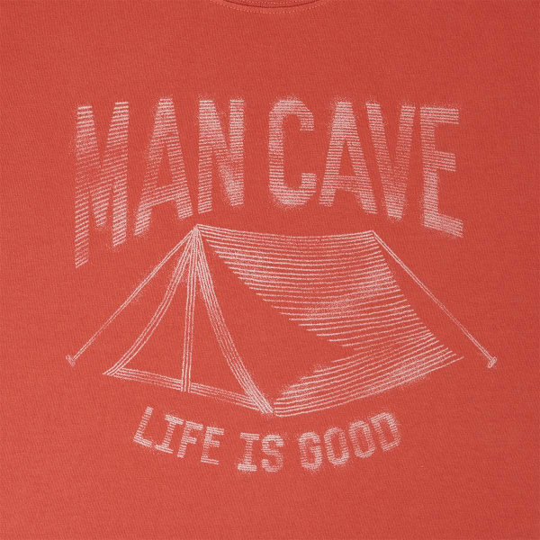 LIFE IS GOOD Men's Man Cave Short Sleeve Crusher Tee