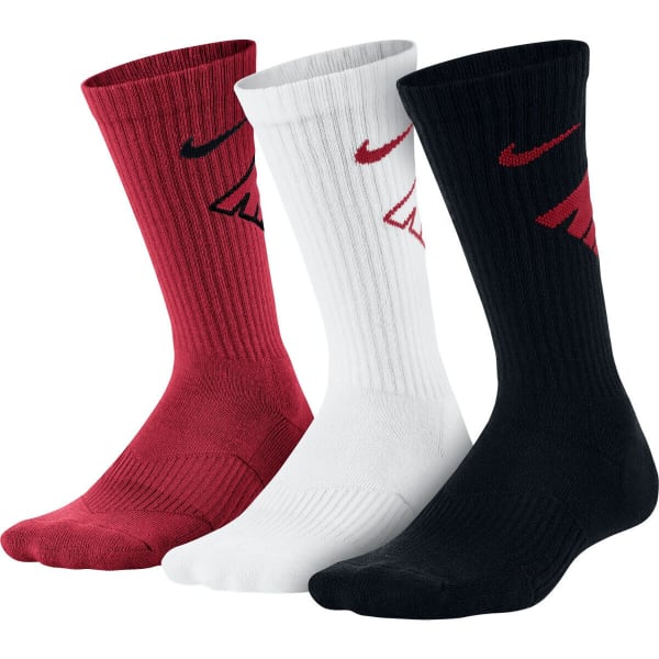 NIKE Boys' Performance Cushion Crew Socks, 3-Pack