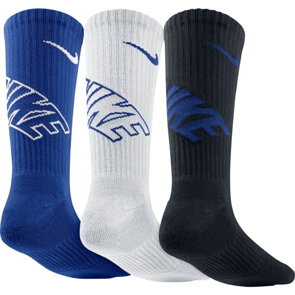 NIKE Boys' Performance Cushion Crew Socks, 3-Pack