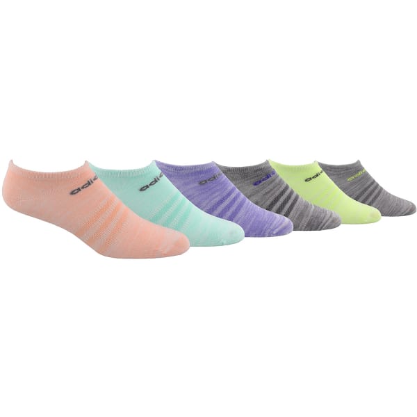 ADIDAS Women's Superlite No-Show Socks, 6-Pack