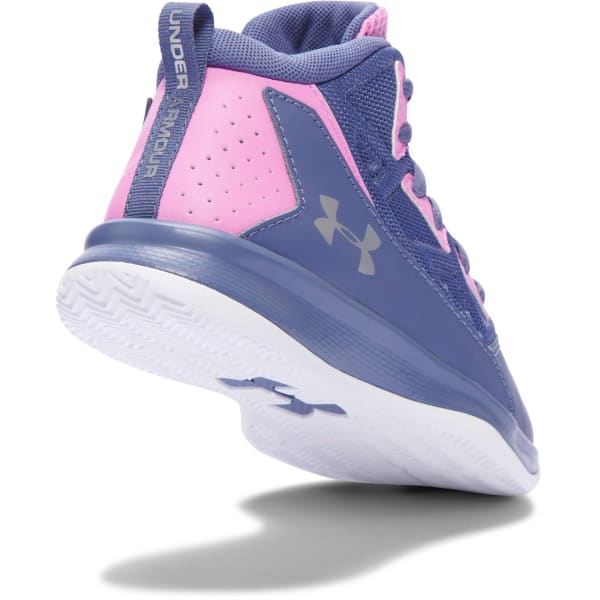 UNDER ARMOUR Girls' Pre-School Jet Mid Basketball Shoes