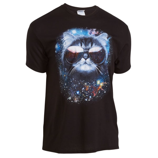 HYBRID Men's Meowter Space Graphic Tee