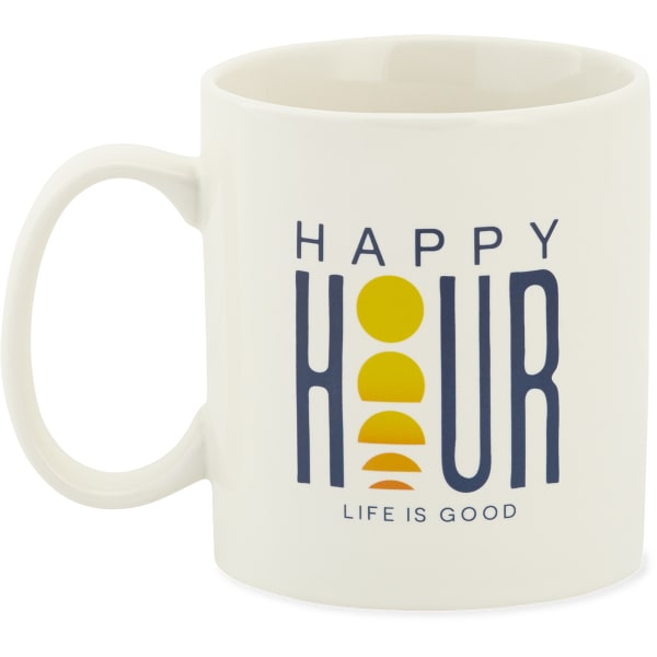 LIFE IS GOOD Happy Hour Sunset Jake's Mug