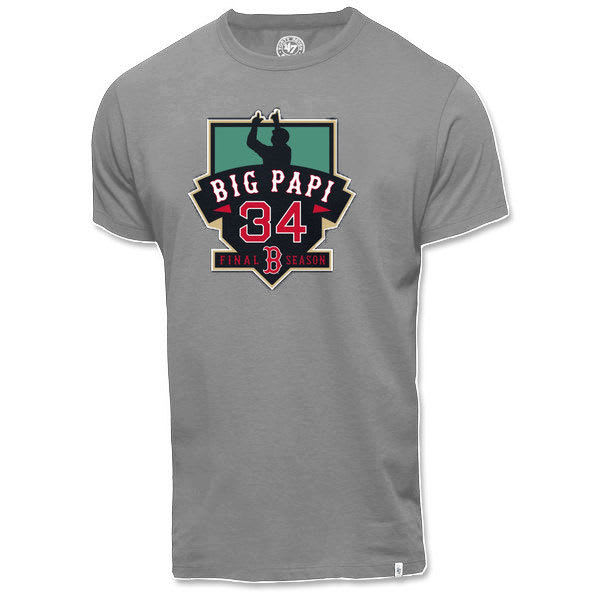 BOSTON RED SOX Men's Ortiz Crosstown Flanker Short-Sleeve Tee