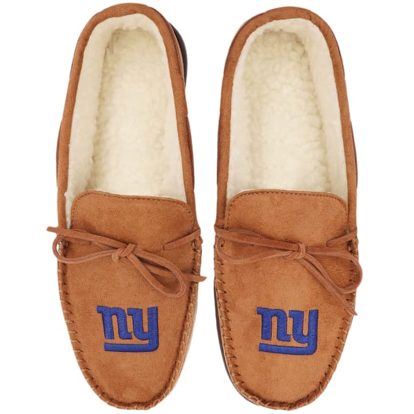 NEW YORK GIANTS Men's Moccasin Slippers