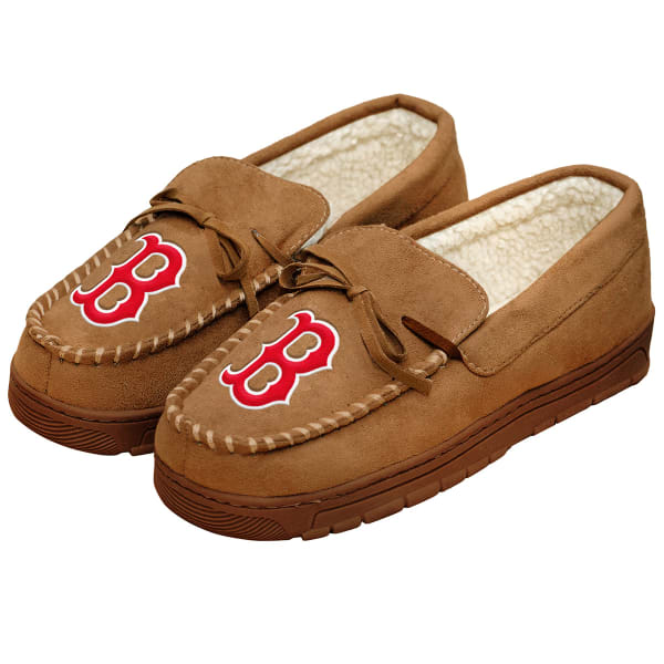 BOSTON RED SOX Men's Moccasin Slippers