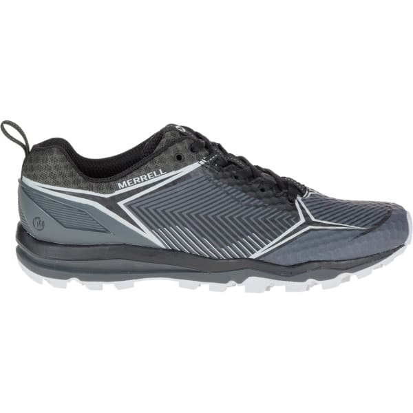 MERRELL Men's All Out Crush Shield Waterproof Running Shoe, Black/Granite