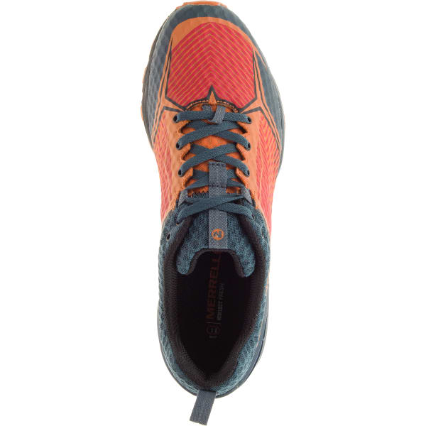 MERRELL Men's All Out Crush Shield Waterproof Running Shoe, Merrell Orange