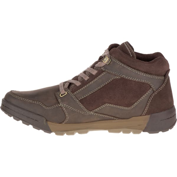 MERRELL Men's Berner Mid Waterproof Sneaker, Espresso