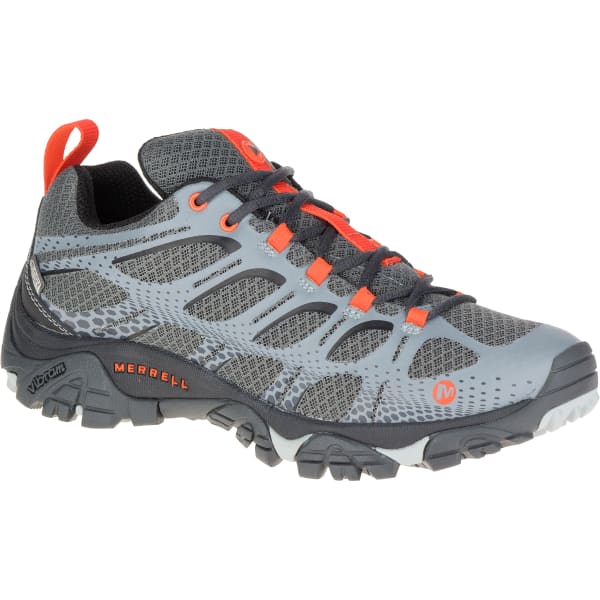 MERRELL Men's Moab Edge Waterproof Sneaker, Grey