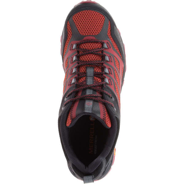 MERRELL Men's Moab FST Sneaker, Burgundy/Black