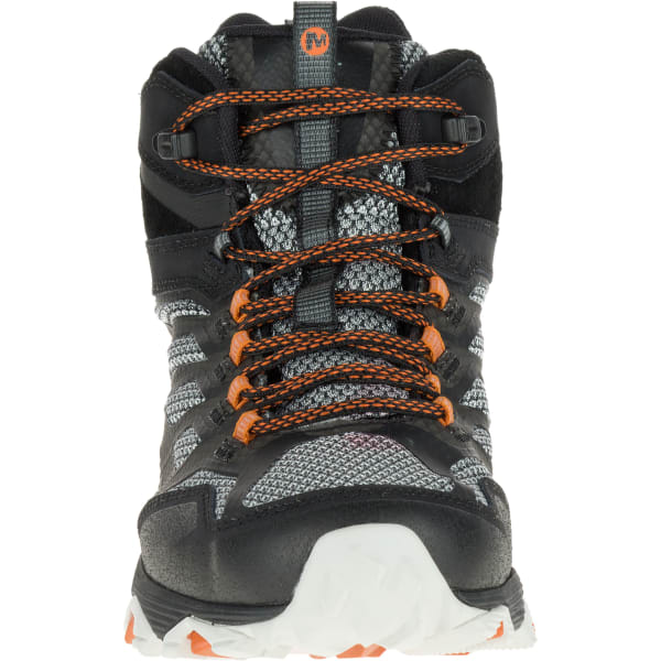 MERRELL Men's Wide Moab FST Mid Waterproof Shoes, Black