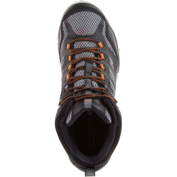 MERRELL Men's Wide Moab FST Mid Waterproof Shoes, Black