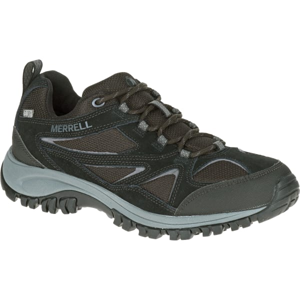 MERRELL Men's Phoenix Bluff Waterproof Hiking Shoe, Black, Wide