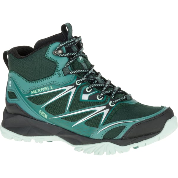 MERRELL Women's Capra Bolt Waterproof Mid, Pine Grove