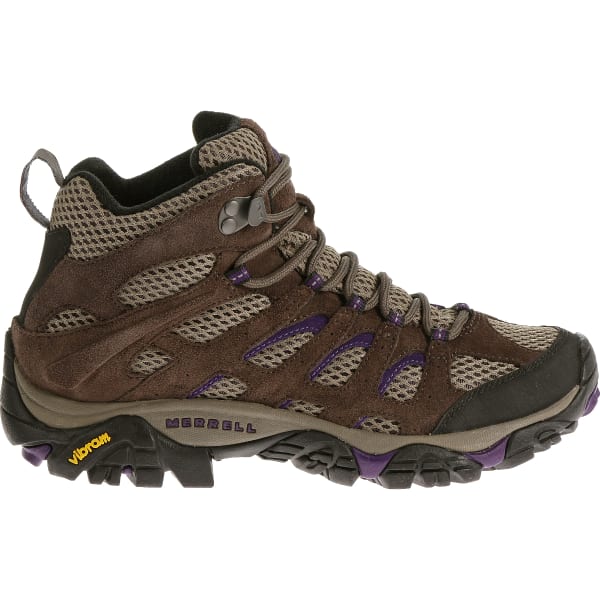 MERRELL Women's Moab Ventilator Mid, Bracken/Purple, Wide