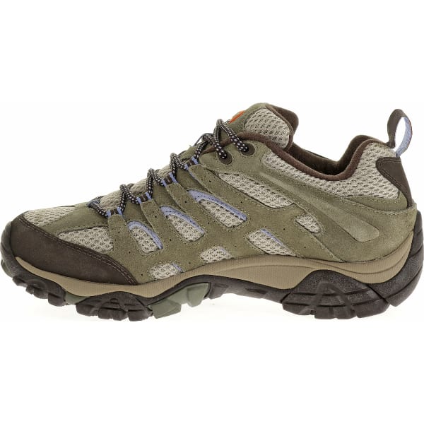 MERRELL Women's Moab Waterproof Shoe, Dusty Olive, Wide