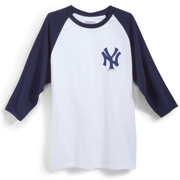 NEW YORK YANKEES Men's Logo ¾ Raglan Tee