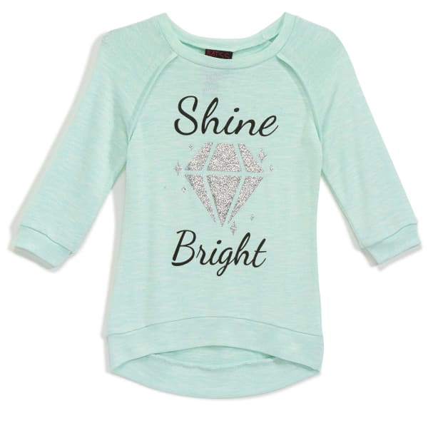 MISS CHIEVOUS Girls' Hacci Shine Bright ¾ Sleeve Tunic