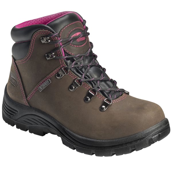 AVENGER Women's 7675 6 in. Waterproof Work Boot, Wide