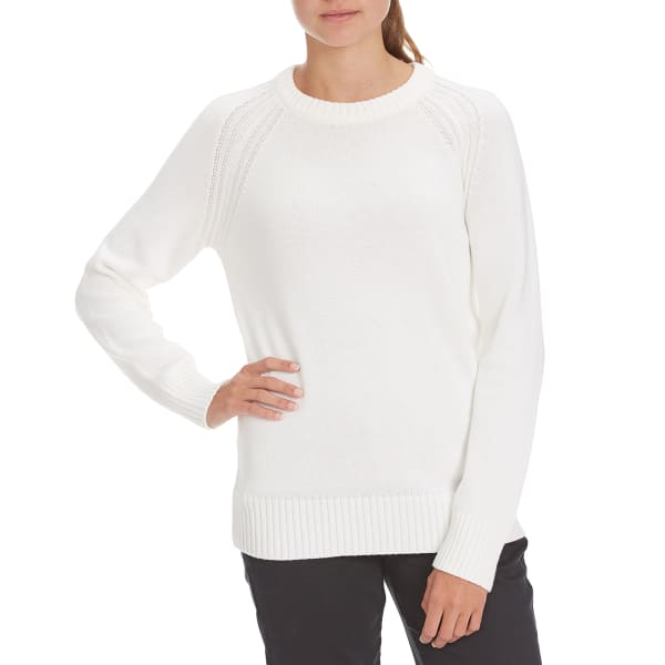 JEANNE PIERRE Women's Perfect Crewneck Sweater