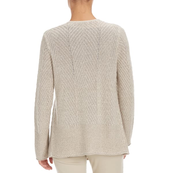 JEANNE PIERRE Women's Herringbone Cardigan