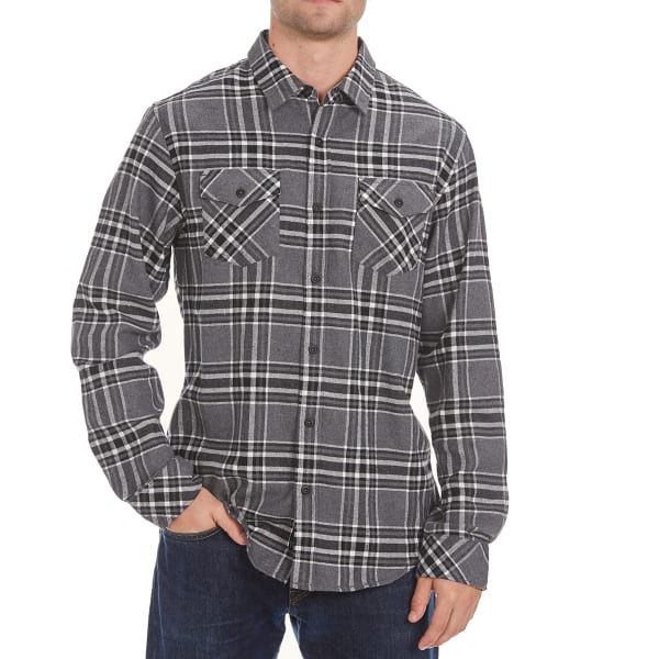 BURNSIDE Guys' Two-Pocket Flannel Shirt