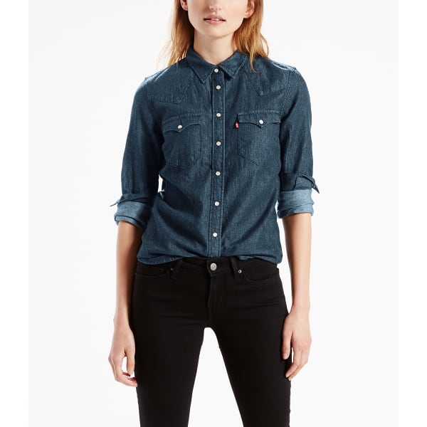 LEVI'S Women's Classic Western Plaid Shirt