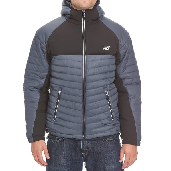 new balance hooded puffer jacket