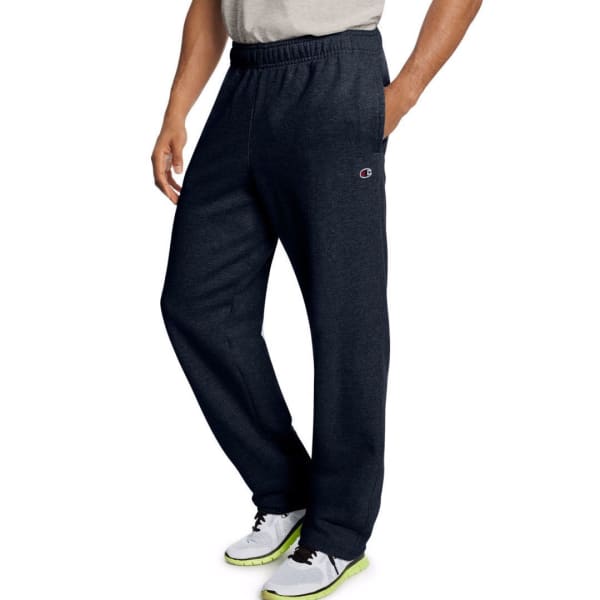 CHAMPION Men's Powerblend Fleece Open Bottom Pants