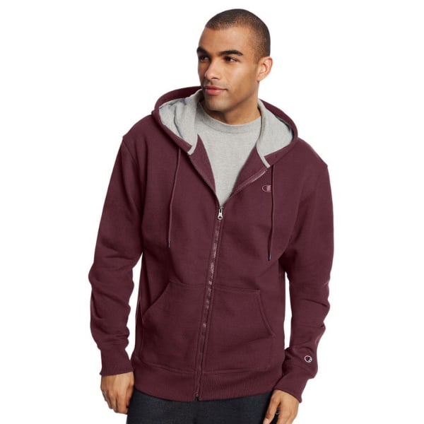 CHAMPION Men's Powerblend Fleece Full-Zip Hoodie