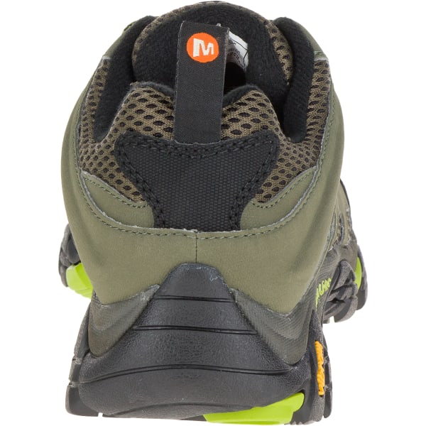 MERRELL Men's Moab Waterproof Hiking Shoe, Dusty Olive/Black