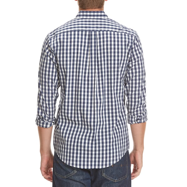 DOCKERS Men's Comfort Mini-Plaid Woven Shirt