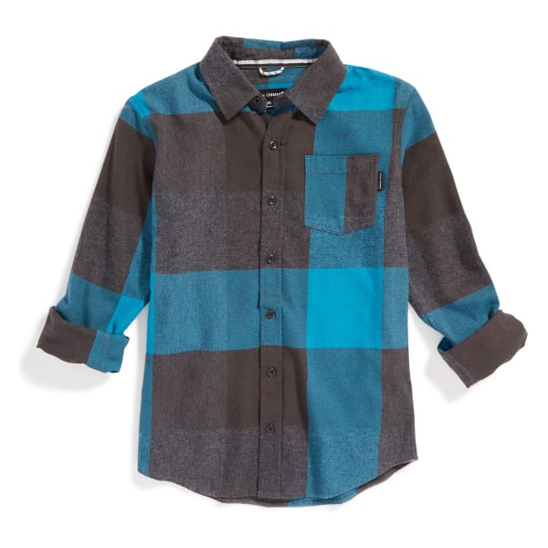 OCEAN CURRENT Boys' Summits Plaid Flannel Shirt