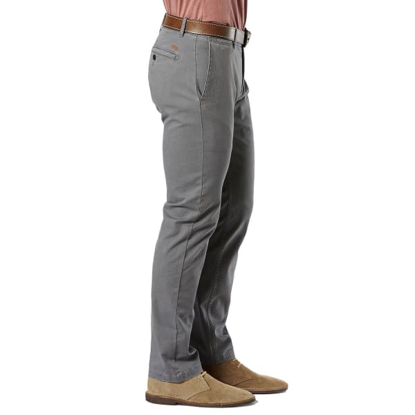 DOCKERS Men's Slim Tapered Fit Washed Khaki Pants