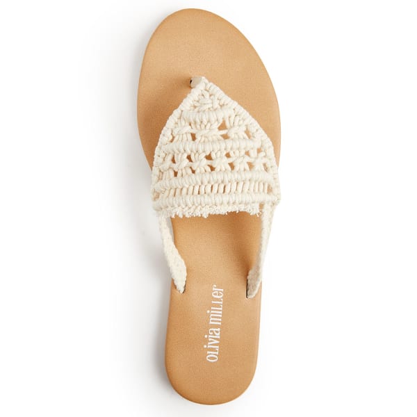 OLIVIA MILLER Women's Crochet Sandals