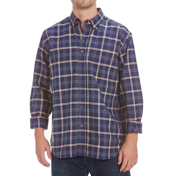 NATURAL BASIX Men's Balanced Plaid Shirt