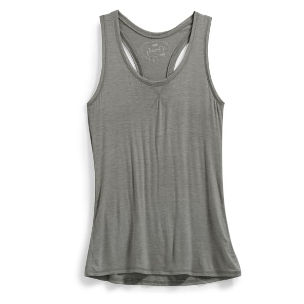 POOF Juniors' Micro Stripe Jersey Racerback Tank