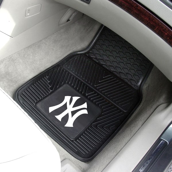 NEW YORK YANKEES Vinyl Car Mats, 2 Pack