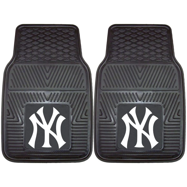 NEW YORK YANKEES Vinyl Car Mats, 2 Pack