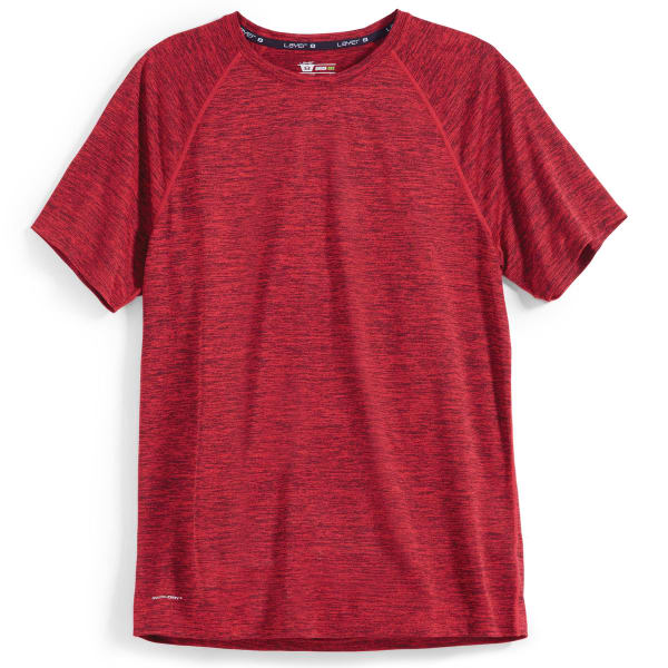 LAYER 8 Men's Chunky Sueded Heather Tee