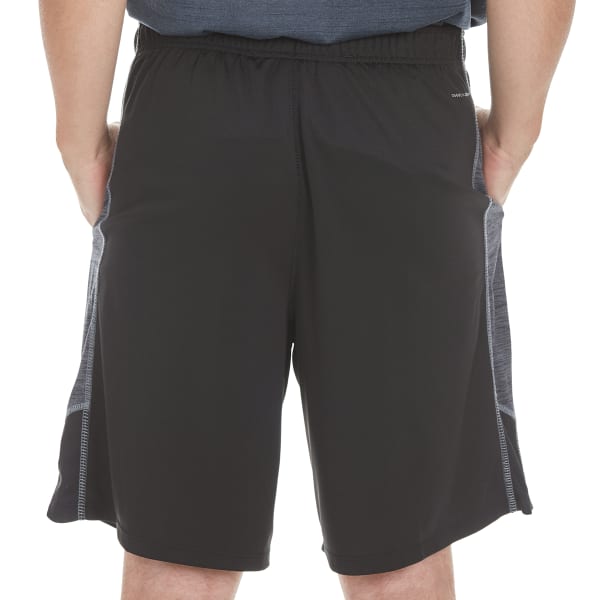 LAYER 8 Men's Training Shorts with Heather Panels