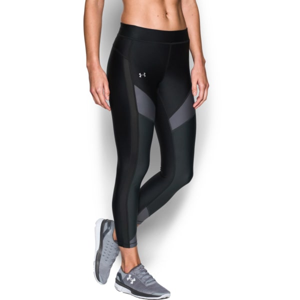 UNDER ARMOUR Women's HeatGear Color Blocked Ankle Capris Leggings