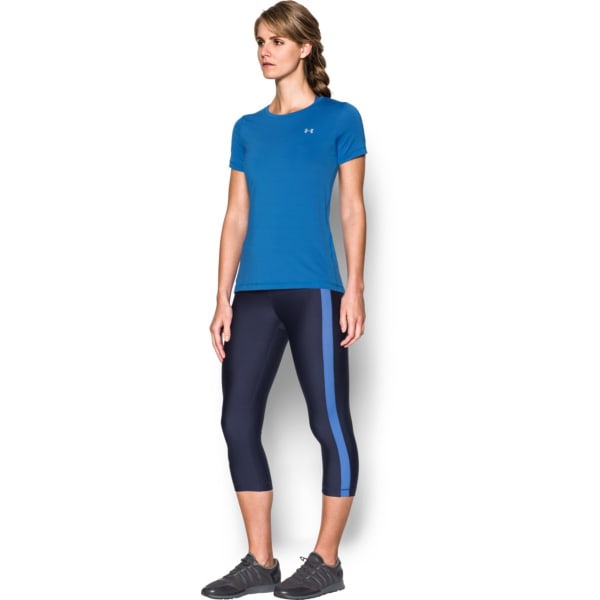 UNDER ARMOUR Women's HeatGear Armour Short-Sleeve Shirt