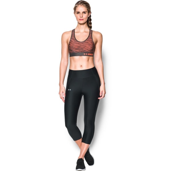 UNDER ARMOUR Women's Armour Mid Printed Sports Bra