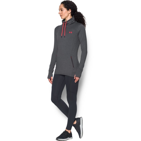 UNDER ARMOUR Women's Featherweight Fleece Slouch Collar Sweatshirt