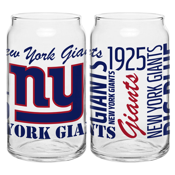 NEW YORK GIANTS Spirit Glass Can