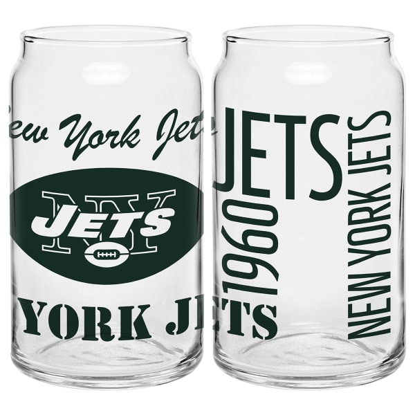 NEW YORK JETS Spirit Glass Can