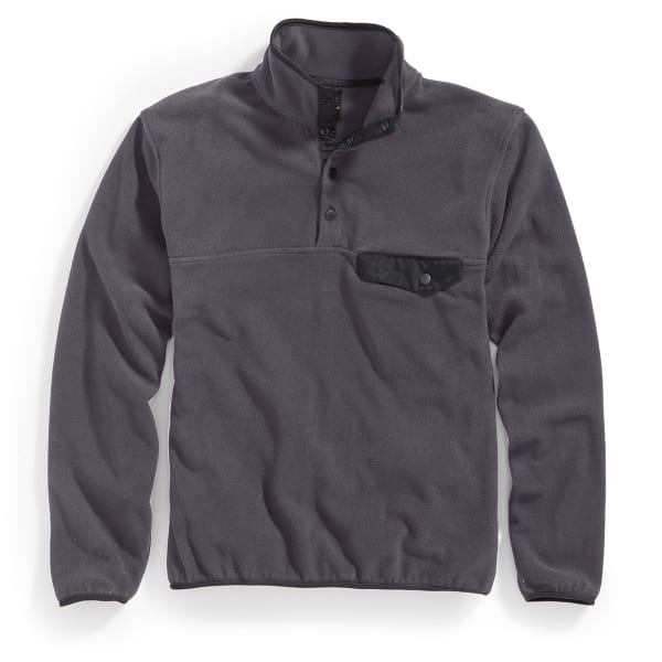 RUGGED TRAILS Men's Snap Fleece Pullover